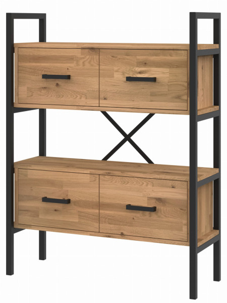 Regał Medium-Cabinet 130x120x30 cm LOFT z drzwiczkami K1-2 333337