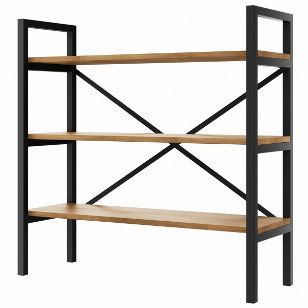 Regał Medium Industrial Loft na książki D3 100x100x40 cm 136876