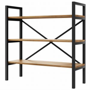 Regał Medium Industrial Loft na książki D3 100x80x30 cm 135510 Regał Medium Industrial Loft na książki D3 100x80x30 cm 135510