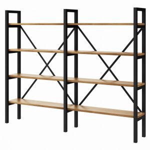 Regał Medium Industrial Loft na książki D4+R 130x160x40 cm 143528