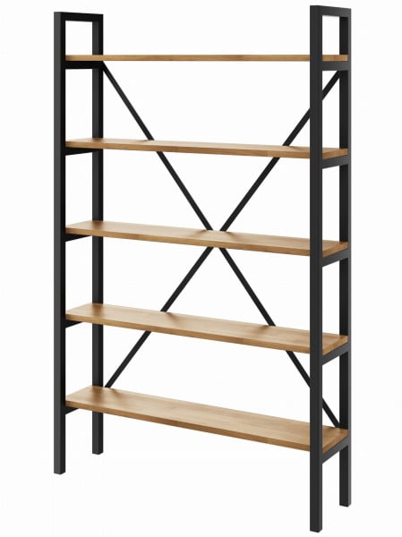 Regał Medium Industrial Loft na książki D5 160x60x20 cm 135589