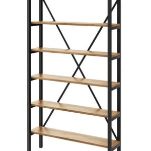 Regał Medium Industrial Loft na książki D6 190x120x20 cm 135516 Regał Medium Industrial Loft na książki D6 190x120x20 cm 135516
