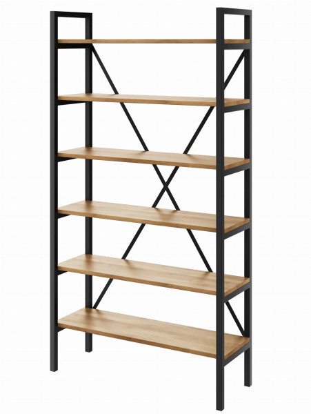 Regał Medium Industrial Loft na książki D6 190x120x30 cm 135514