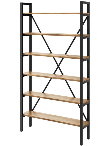 Regał Medium Industrial Loft na książki D6 190x140x40 cm 135554