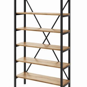 Regał Medium Industrial Loft na książki D6 190x80x30 cm 135518