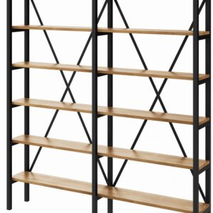 Regał Medium Industrial Loft na książki D6+R 190x160x40 cm 143569