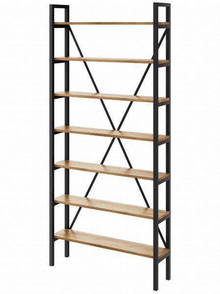 Regał Medium Industrial Loft na książki D7 220x120x20 cm 135552