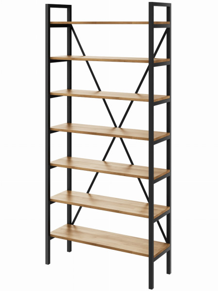 Regał Medium Industrial Loft na książki D7 220x120x30 cm 135590