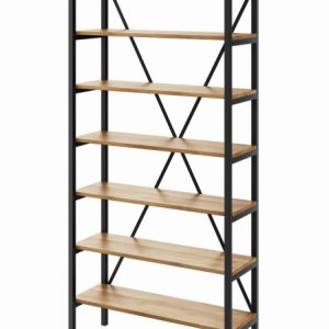 Regał Medium Industrial Loft na książki D7 220x60x30 cm 135584 Regał Medium Industrial Loft na książki D7 220x60x30 cm 135584