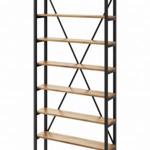 Regał Medium Industrial Loft na książki D7 220x60x40 cm 135527 Regał Medium Industrial Loft na książki D7 220x60x40 cm 135527