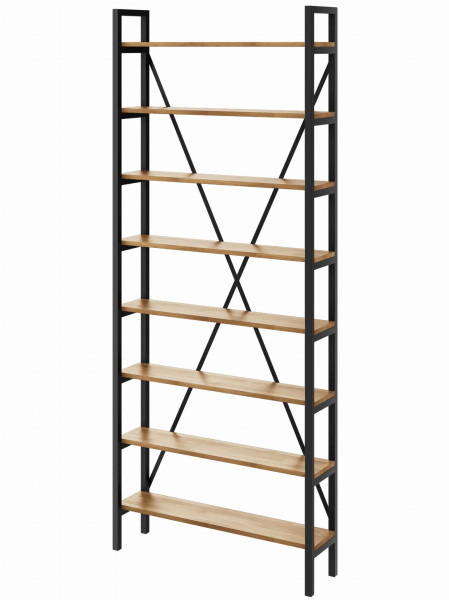 Regał Medium Industrial Loft na książki D8 245x140x20 cm 135591