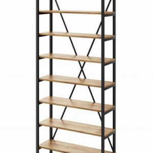 Regał Medium Industrial Loft na książki D8 245x80x30 cm 135506 Regał Medium Industrial Loft na książki D8 245x80x30 cm 135506