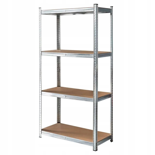 Regał Metalowy Magazynowy 180X90X40 Cm 2W1 4 Półki Garażowy 700 Kg Mega-M 734979
