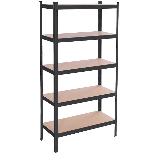 Regał metalowy magazynowy 5 półek 150x75x30 cm 625 kg 455175