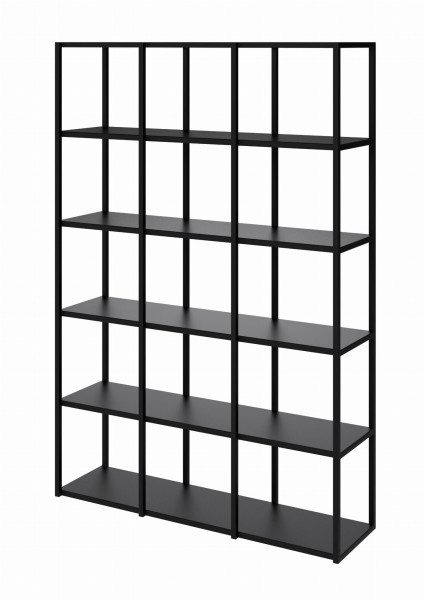 Regał metalowy STEEL BOX 177x120x30/34 Loft na książki i segregatory LOFT 518245