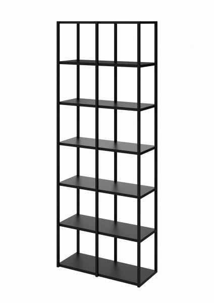 Regał metalowy STEEL BOX 212x80x30/34 Loft na książki i segregatory LOFT 518237