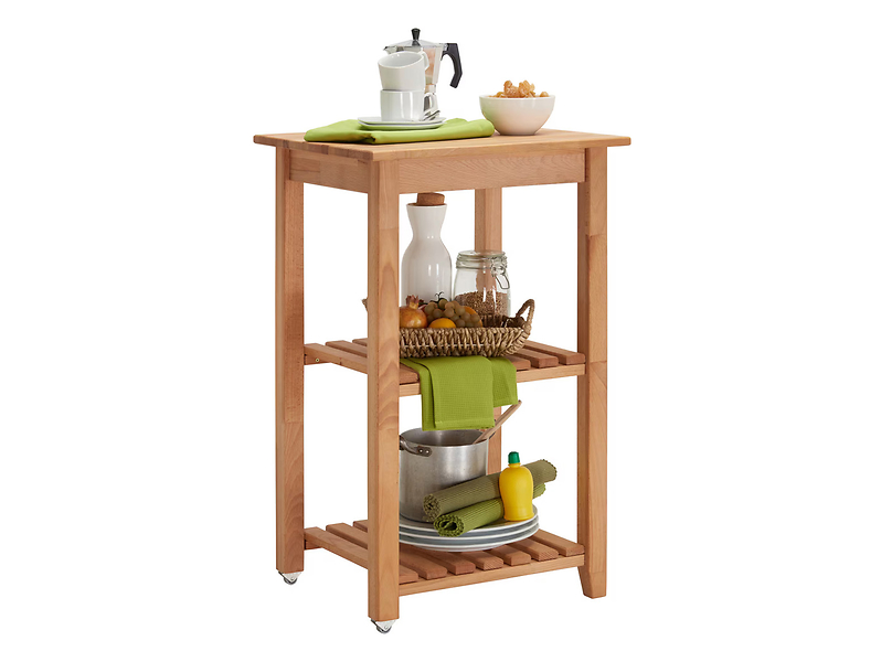 Regał mobilny Lexa 53 cm bukowy 804693