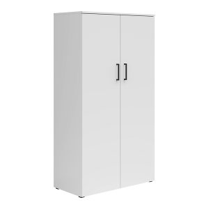 Regał MultiDo 80 cm z 2 drzwiami biały 292587 Regał MultiDo 80 cm z 2 drzwiami biały 292587