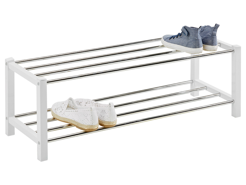 Regał na buty Benny Based 80 cm biały/chrom 708315