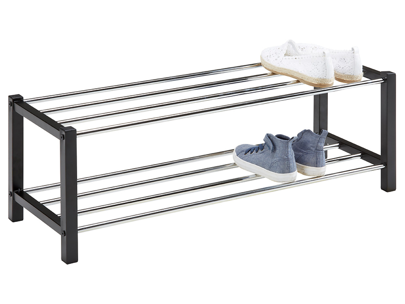 Regał na buty Benny Based 80 cm czarny/chrom 708311