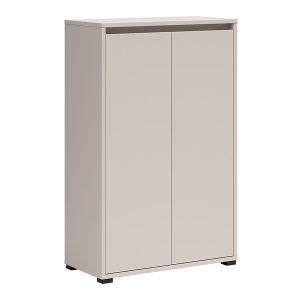 Regał na buty Fil 70 cm z 2 drzwiami kaszmir 1071901 Regał na buty Fil 70 cm z 2 drzwiami kaszmir 1071901
