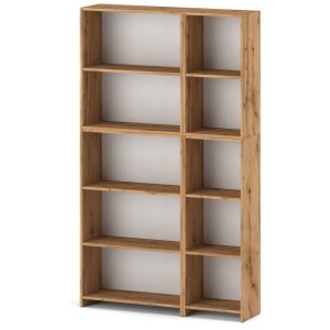 Regał na książki 110cm drewniany nowoczesny do biura wotan 374441 Regał na książki 110cm drewniany nowoczesny do biura wotan 374441