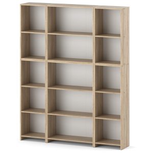 Regał na książki 150cm półki segregatory biuro salon sonoma 374269 Regał na książki 150cm półki segregatory biuro salon sonoma 374269
