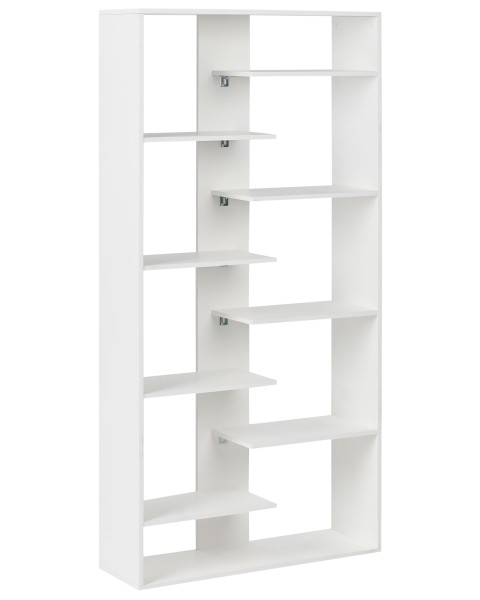 Regał na książki 8 półek FONTAS 180 cm Biały 748088