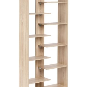 Regał na książki 8 półek FONTAS 180 cm Jasnobrązowy 748090 Regał na książki 8 półek FONTAS 180 cm Jasnobrązowy 748090