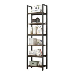 Regał na książki biblioteczka wąski wysoki loft industrial słupek vintage 691633 Regał na książki biblioteczka wąski wysoki loft industrial słupek vintage 691633