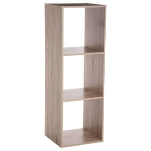 Regał na książki dekoracyjny, 3 poziomy, 100 cm 179912