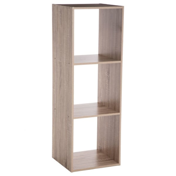 Regał na książki dekoracyjny, 3 poziomy, 100 cm 179912