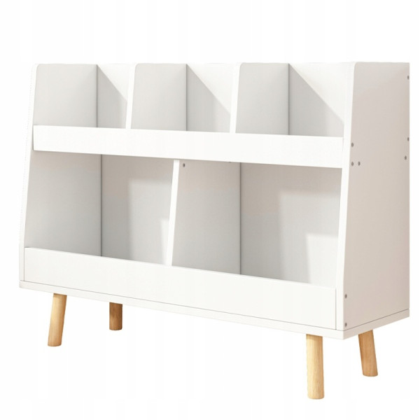 Regał na książki dla dzieci szafka stojąca biblioteczka skandynawski 60cm 724236