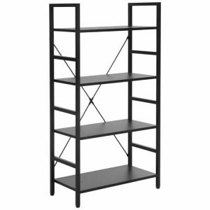 Regał na książki LOFT R4 czarny/czarny mat 840981 Regał na książki LOFT R4 czarny/czarny mat 840981