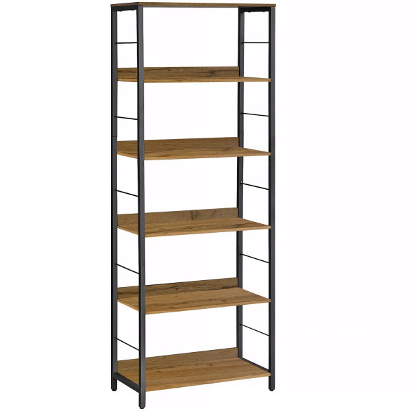 Regał na książki olcha biblioteczka do salonu 60x30x178 VR39A Begryf 525654