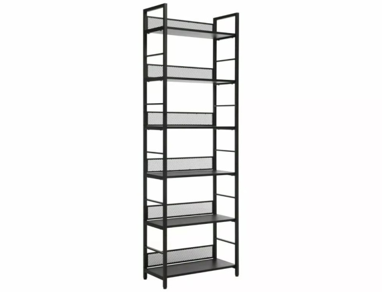Regał na książki RAW R6 czarny/czarny mat 840975