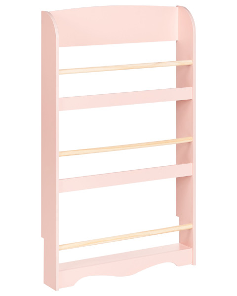Regał na książki ścienny MDF pastelowy róż 430230