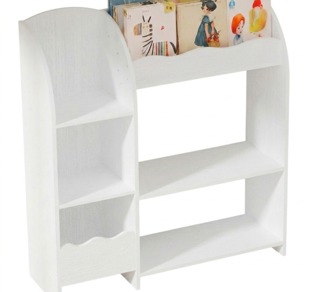 Regał na książki stojąca biblioteczka loft pojemny 960999