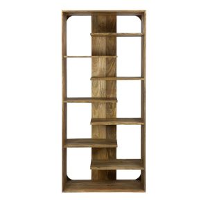 Regał na książki z litego drewna, 200cm, nowoczesny, wysoki regał do salonu 965435 Regał na książki z litego drewna, 200cm, nowoczesny, wysoki regał do salonu 965435
