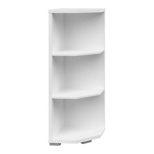 Regał narożny Connect 39 cm z 2 półkami biały 858761 Regał narożny Connect 39 cm z 2 półkami biały 858761