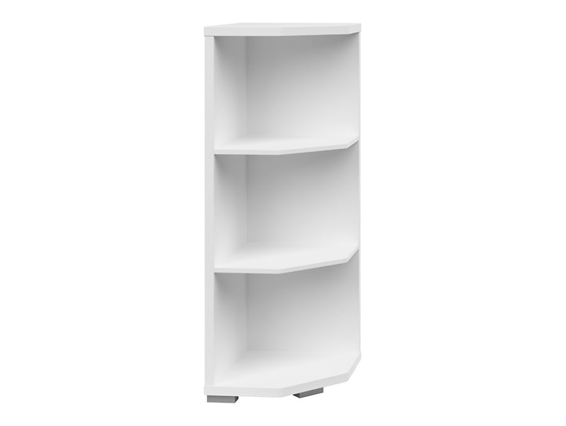 Regał narożny Connect 39 cm z 2 półkami biały 858761