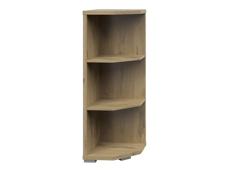 Regał narożny Connect 39 cm z 2 półkami dąb viking 858768