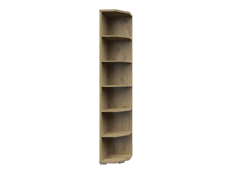 Regał narożny Connect 39 cm z 5 półkam dąb viking 858769