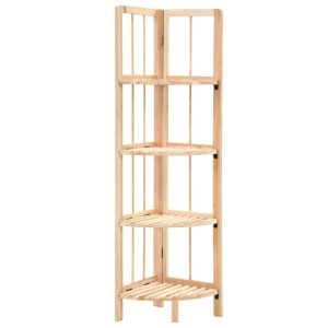 Regał narożny z drewna cedrowego, 27 x 27 x 110 cm 348774 Regał narożny z drewna cedrowego, 27 x 27 x 110 cm 348774