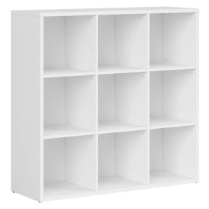 Regał Nepo Plus 114 cm z 9 półkami biały 31254 Regał Nepo Plus 114 cm z 9 półkami biały 31254