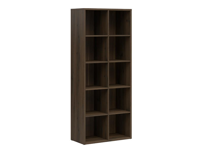 Regał Nepo Plus 77 cm z 10 półkami dąb noble 372422