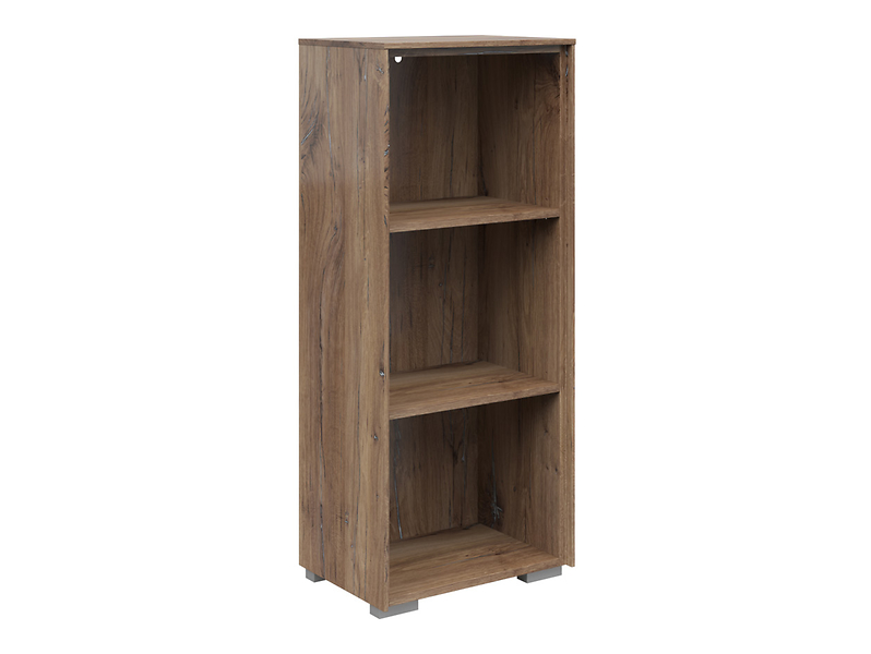 Regał Nevada 43 cm z 2 półkami dąb flagstaff ciemny 358035