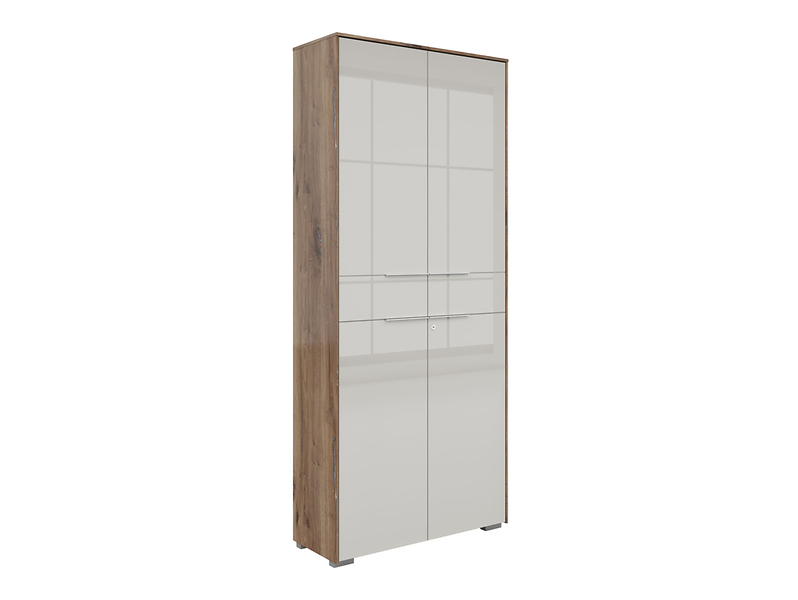 Regał Nevada 80 cm z 2 drzwiami dąb flagstaff ciemny 358029