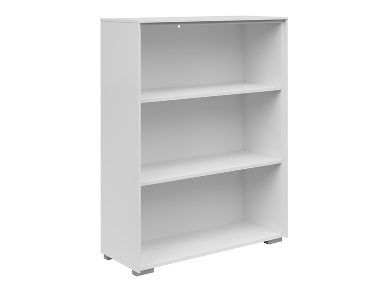 Regał Nevada 81 cm z 2 półkami biały 358040