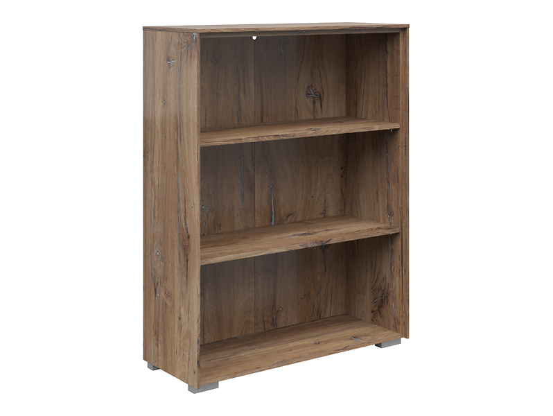 Regał Nevada 81 cm z 2 półkami dąb flagstaff ciemny 358041
